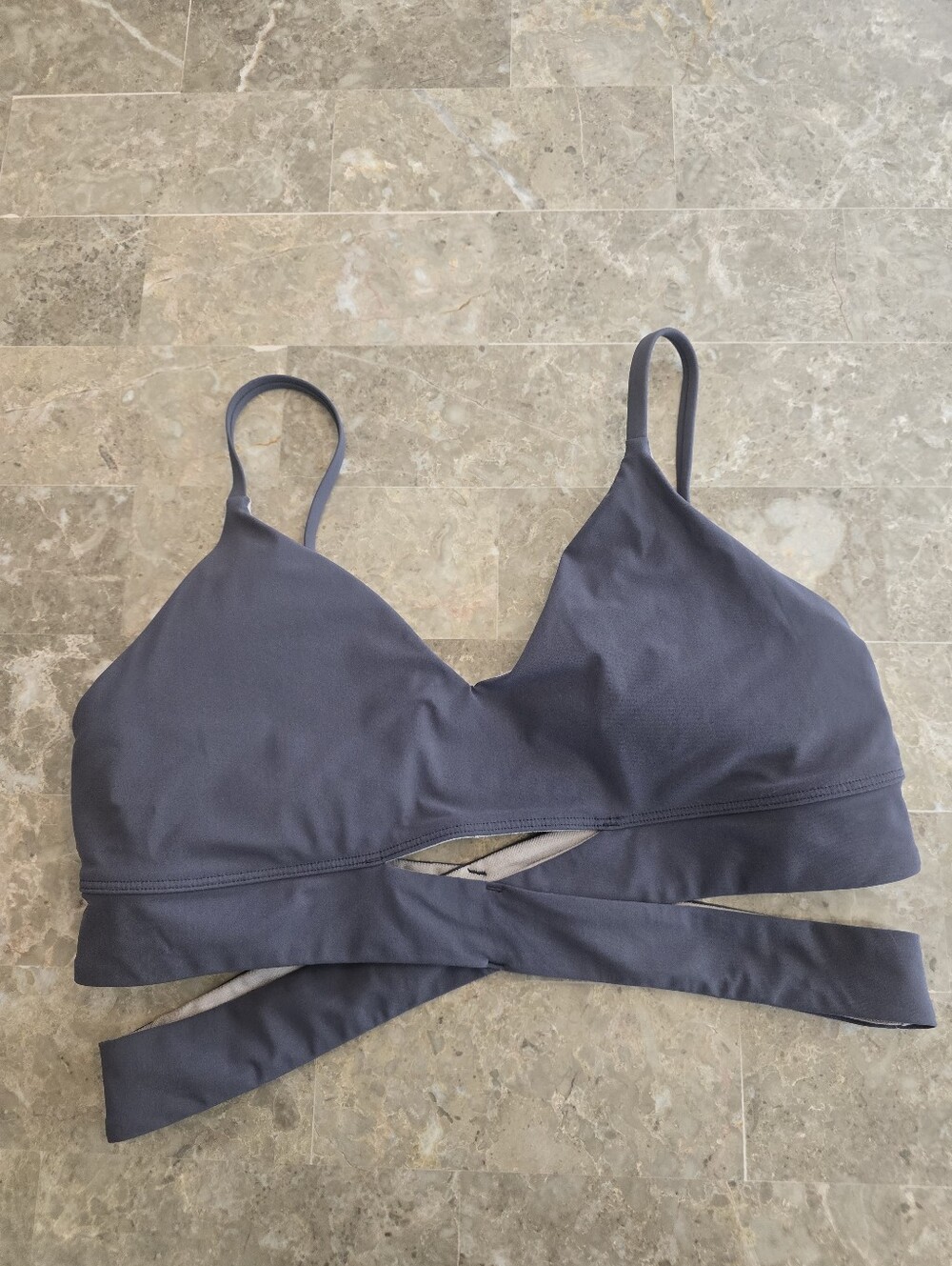 lululemon athletica Slate Gray Strappy Bralette